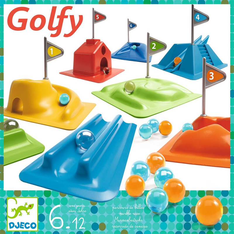 Παιδικό Μίνι Γκολφ με Βόλους Djeco "Golfy" - Παιχνίδι Δεξιότητας
